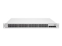 Cisco Meraki Cloud Managed MS250-48 - Commutateur - C3 - Géré - 48 x 10/100/1000 + 4 x SFP+ - Montable sur rack, de bureau MS250-48-HW