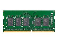 Synology - DDR4 - module - 8 Go - SO DIMM 260 broches - mémoire sans tampon - ECC - pour Disk Station DS1621+, DS1621XS+, DS1821+; RackStation RS1221+, RS1221RP+ D4ES01-8G