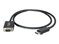 C2G DisplayPort Male to VGA Male Adapter Cable - Câble DisplayPort - HD-15 (M) pour DisplayPort (M) - 1 m - noir 84331