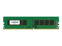 Crucial - DDR4 - module - 16 Go - DIMM 288 broches - 2400 MHz / PC4-19200 - CL17 - 1.2 V - mémoire sans tampon - non ECC CT16G4DFD824A