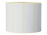 Brother - Blanc - 76 x 26 mm 1900 étiquette(s) (1 rouleau(x) x 1900) Étiquettes en forme découpée (pack de 8) - pour Brother TD-4410D, TD-4420DN, TD-4520DN, TD-4550DNWB BDE1J026076102