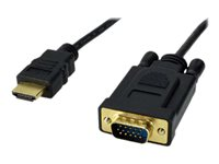 MCL - Câble adaptateur - HDMI mâle pour HD-15 (VGA) mâle - 1.5 m MC287-1.5M