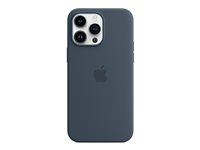 Apple - Coque de protection pour téléphone portable - avec MagSafe - silicone - bleu tempête - pour iPhone 14 Pro Max MPTQ3ZM/A
