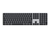 Apple Magic Keyboard with Touch ID and Numeric Keypad - Clavier - Bluetooth, USB-C - QWERTY - R.-U. - clés noires MMMR3B/A
