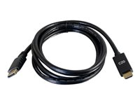 C2G 10ft DisplayPort Male to HDMI Male Passive Adapter Cable - 4K 30Hz - Adaptateur vidéo - DisplayPort mâle pour HDMI mâle - 3 m - noir - passif, support 4K 84434