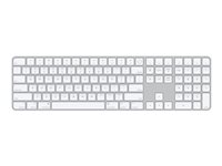 Apple Magic Keyboard with Touch ID and Numeric Keypad - Clavier - Bluetooth, USB-C - QWERTY - Anglais international MK2C3Z/A