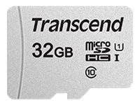 Transcend 300S - Carte mémoire flash - 32 Go - UHS-I U1 / Class10 - micro SDHC TS32GUSD300S