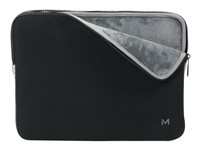 Mobilis Skin - Housse d'ordinateur portable - mousse à mémoire de forme - 12.5" - 14" - gris, noir 049016