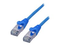 MCL - Câble réseau - RJ-45 (M) pour RJ-45 (M) - 2 m - blindé - CAT 6 - bleu FCC6BM-2M/B