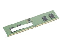 Lenovo - DDR5 - module - 8 Go - DIMM 288 broches - 4800 MHz - mémoire sans tampon - vert - pour ThinkStation P3 30GS 4X71N34263
