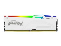 Kingston FURY Beast RGB - DDR5 - kit - 32 Go: 2 x 16 Go - DIMM 288 broches - 6000 MHz / PC5-48000 - CL36 - 1.35 V - on-die ECC KF560C36BWEAK2-32