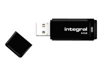 Integral - Clé USB - 8 Go - USB 2.0 - noir INFD8GBBLKNRP