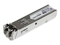 StarTech.com SFP fibre - 1000Base-SX - Module SFP fibre optique - Gigabit - Conforme aux normes MSA - Multimode LC - 850 nm - 550 m - Module transmetteur SFP (mini-GBIC) - 1GbE - 1000Base-SX - LC multi-mode - jusqu'à 550 m - 850 nm - pour P/N: MCM1110SFP SFPSXMM