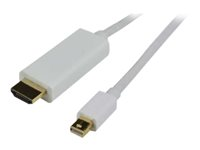 MCL MC394E - Câble adaptateur - Mini DisplayPort mâle pour HDMI mâle - 2 m - blanc MC394E-2M/W