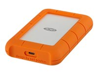 LaCie Rugged USB-C - Disque dur - 4 To - externe (portable) - USB 3.1 Gen 1 (USB-C connecteur) - orange STFR4000800