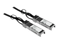 StarTech.com Câble réseau passif SFP+ 10 GbE à connexion directe twinax en cuivre de 3 m - Cordon SFP+ 10GBase-CU compatible Cisco - Câble à attache directe - SFP+ pour SFP+ - 3 m - twinaxial - pour P/N: ET10GSFP, PEX10000SFPI, PEX10GSFP, PEX10GSFP4I, PEX20000SFPI SFPCMM3M