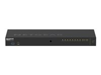 NETGEAR M4250-10G2XF-PoE+ - Commutateur - C3 - Géré - 10 x 10/100/1000 (8 PoE+) + 2 x 10 Gigabit SFP+ - flux d'air côte à côte - Montable sur rack - PoE+ (240 W) GSM4212PX-100EUS