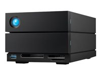 LaCie 2big Dock STLG16000400 - Baie de disques - 16 To - 2 Baies (SATA-600) - HDD 8 To x 2 - Thunderbolt 3, USB 3.2 Gen 2 (externe) - avec Plan de service de récupération des données d'une durée de 5 ans STLG16000400