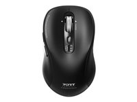 PORT Connect - Souris - expert, rechargeable - optique - 6 boutons - sans fil - Bluetooth, 2.4 GHz - récepteurs sans fil USB / USB-C 900707C