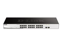 D-Link DGS 1210-26 - Commutateur - intelligent - 24 x 10/100/1000 + 2 x Gigabit SFP - de bureau, Montable sur rack DGS-1210-26/E