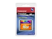 Transcend - Carte mémoire flash - 16 Go - 133x - CompactFlash TS16GCF133