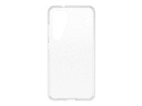 OtterBox React Series - Coque de protection pour téléphone portable - polycarbonate, élastomère thermoplastique (TPE) - stardust (paillettes transparentes) - pour Samsung Galaxy S24 77-94661